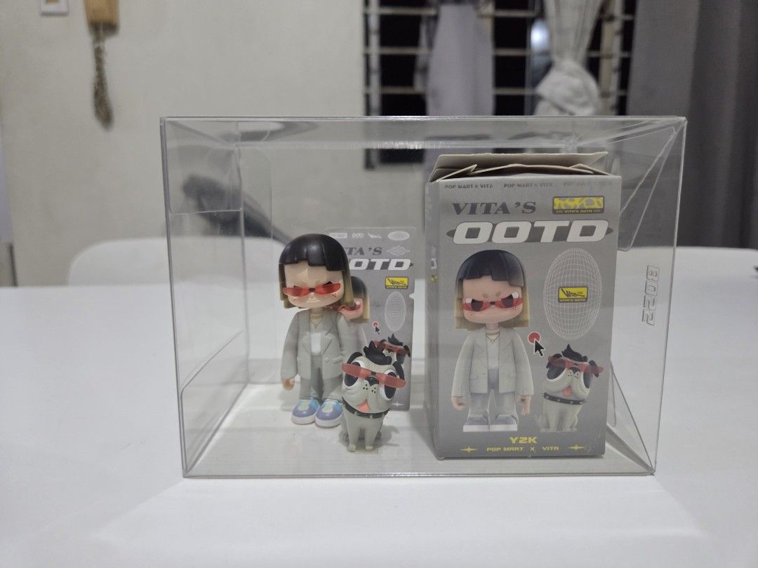POP Mart Vita's OOTD - Y2K (Category: Designer & Blind Box Toys) located in Quezon City. Submitted by keywayelih (Listing ID 1462629173, Image 1). Description: SELLING P200.00 POP Mart Vita's OOTD - Y2K Comes w/ the BOSS Protector RFS: Decluttering MOP: GCash, Maya, Bank Transfer, Cash MOD: Grab, Lalamove, Borzo, Pick-Up Location: West Avenue, Quezon City.