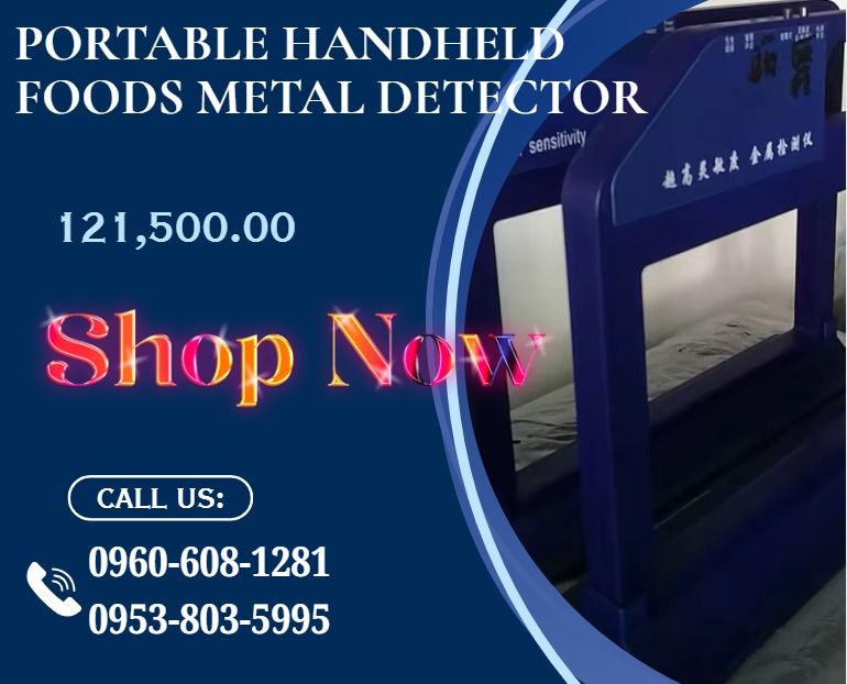 Portable Handheld Foods Metal Detector (Category: Everything Else Others) located in Lapu Lapu. Submitted by purebird.d6b6a1 (Listing ID 1462473381, Image 1). Description: Portable needle metal detector : 1.light and portable, High sensitivity , The sensitivity can be adjusted 2. 7 INCH Detecting Sensitivity :a. M4×12 screw b.Φ30mm ring (diameter of the ring lead: Φ0.1mm), Power Consumption:5mA (standby state); 15mA (alarm state) 3.operating Temp