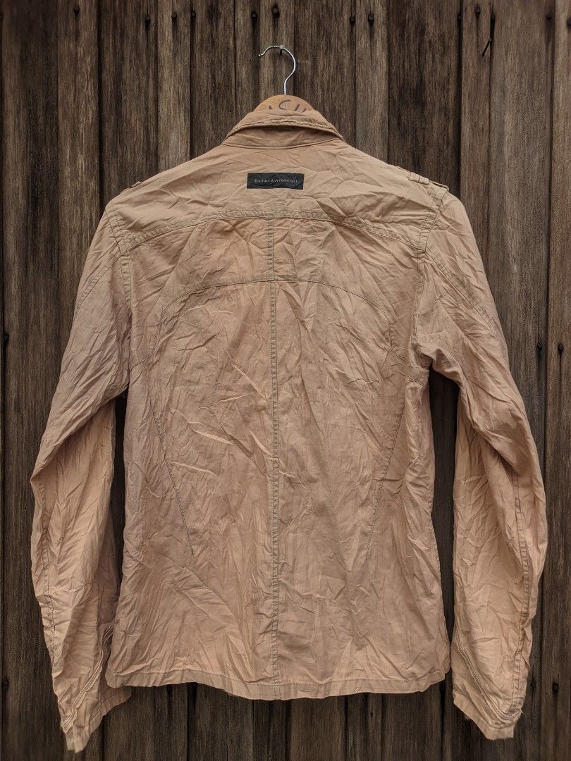 PPFM asymmetrical zip-up utility jacket (Category: Coats, Jackets and Outerwear) located in Kapalong. Submitted by hashhthrift (Listing ID 1462475231, Image 2). Description: issue need wash only complete tags in good condition measurements: pit to pit 19 length 24.