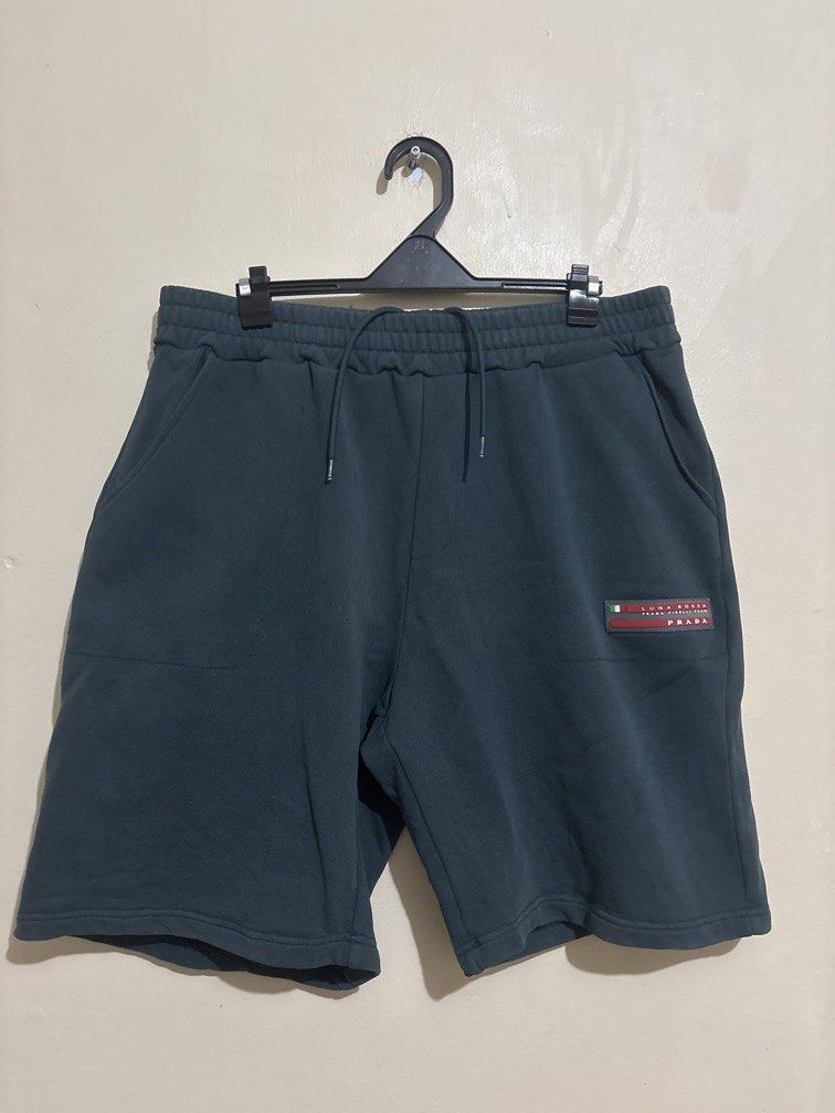 Prada Luna Rossa (Category: Shorts) located in Muntinlupa City. Submitted by owrayttttt (Listing ID 1462565157, Image 3). Description: - Prada Luna Rossa Shorts - XL on tag - Dimes is 30-38 waistline, length is 20 - Very minimal scratch near luna rossa patch - Complete tags - Free shipping via j&t .