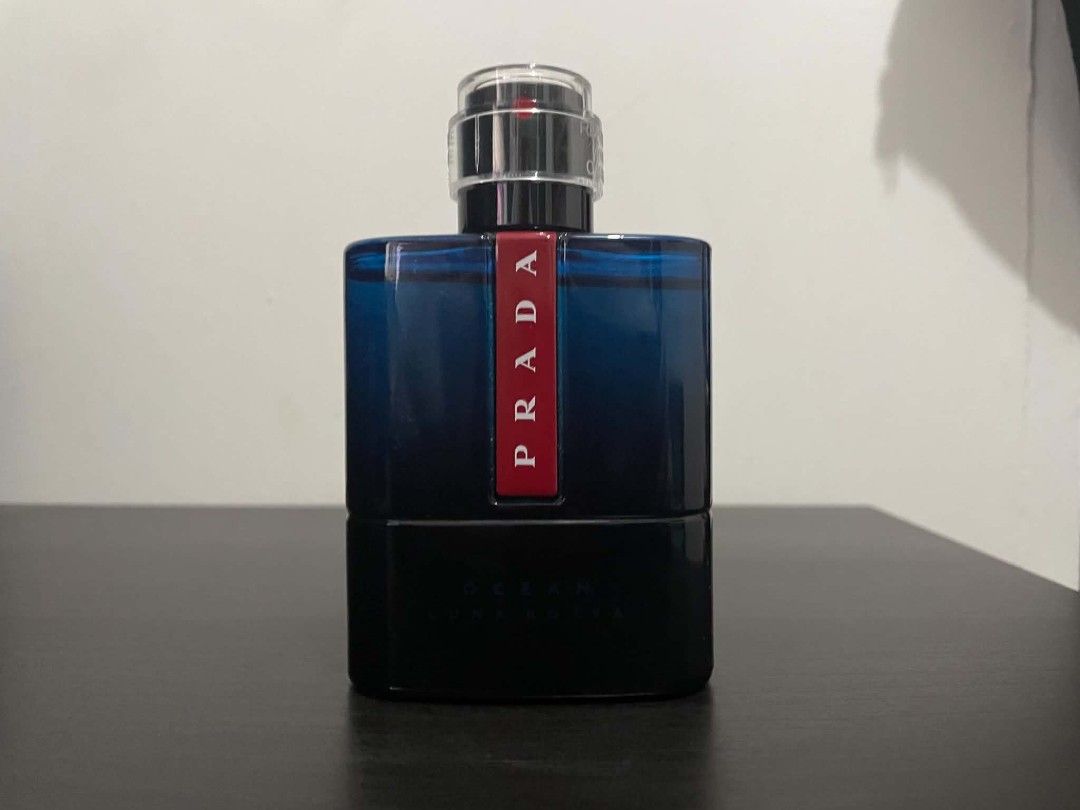 Prada Luna Rossa Ocean EDT (Category: Fragrance & Deodorants) located in Las Pinas. Submitted by ramdinglasan (Listing ID 1462633827, Image 3). Description: Prada Luna Rossa Ocean EDT - ₱3,999 - good as new, no box - 95% to 96% juice level - few sprays missing (8 sprays to be exact) - or trade to your offer - bought from MJ Chua store Delivery via Lalamove Mode of payment: GCash or Maribank Location: Pamplona Tres, Las Piñas.