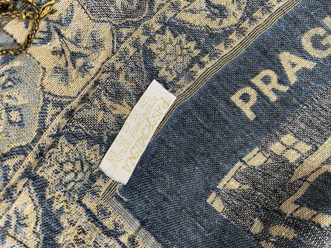 Prague souvenir pashmina scarf (Category: Coats, Jackets and Outerwear) located in Quezon City. Submitted by meggoquingco (Listing ID 1462542638, Image 2). Description: - Prague souvenir pashmina scarf - Features iconic Prague landmarks design - Soft and comfortable material - Perfect for gifting or personal use.
