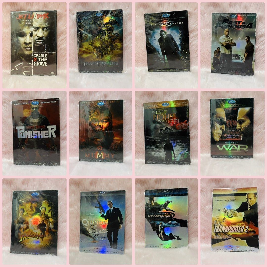 Pre-loved 2000s DVD Movies (Category: CDs & DVDs) located in Mandaluyong City. Submitted by cddumpster (Listing ID 1462612541, Image 3). Description: - Preloved dvds (bootleg) - carefully stored with love and care, includes silica gel and protective plastic cover for added protection - will give discount if you buy a lot - prices may vary (some are cheaper).
