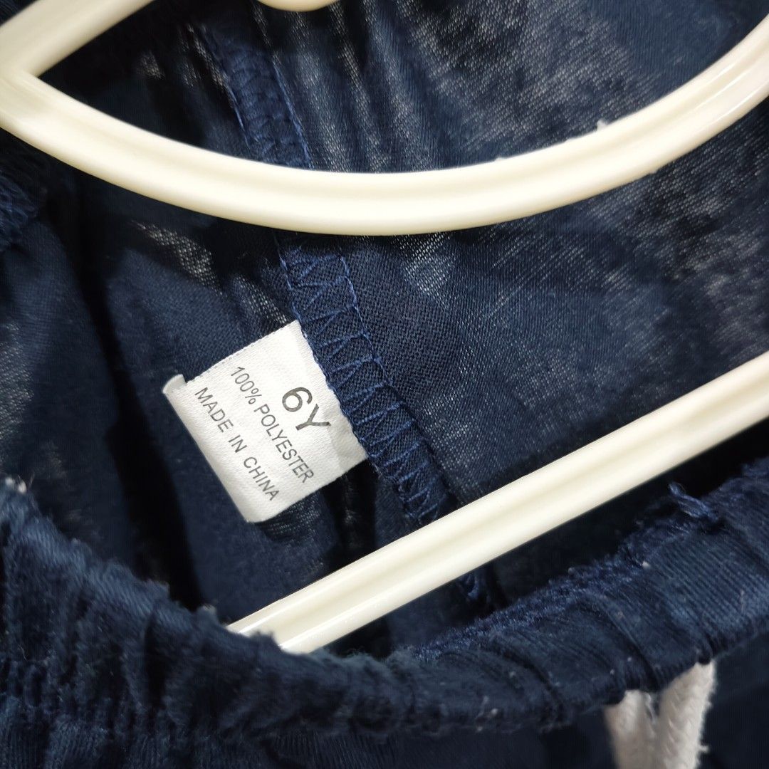 Preloved Jogger Pants for Kids (Category: Babies & Kids Fashion) located in Caloocan City. Submitted by valathea (Listing ID 1462537061, Image 2). Description: jogging pants • with minimal flaw size 6y on tag best fit 3-5y 🌱 ₱50.00 📍 north caloocan courier: 🛵 lalamove (BPI, Gcash, no COD) 🚀 in-house rider, fixed ₱99 rate (COD).