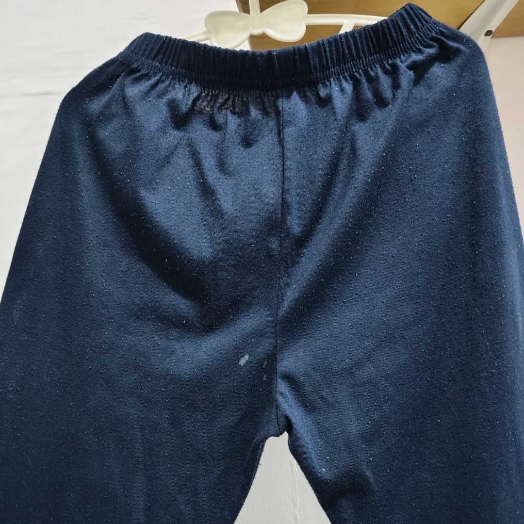 Preloved Jogger Pants for Kids (Category: Babies & Kids Fashion) located in Caloocan City. Submitted by valathea (Listing ID 1462537061, Image 3). Description: jogging pants • with minimal flaw size 6y on tag best fit 3-5y 🌱 ₱50.00 📍 north caloocan courier: 🛵 lalamove (BPI, Gcash, no COD) 🚀 in-house rider, fixed ₱99 rate (COD).
