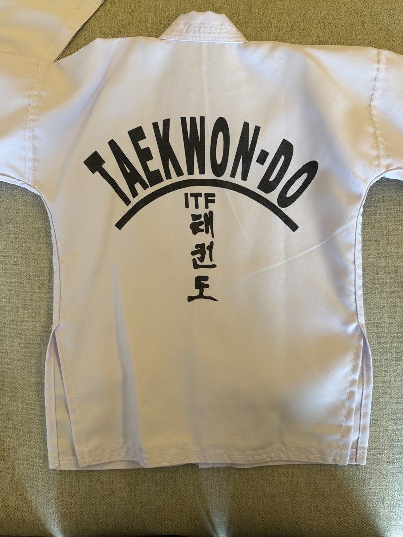 Preloved Taekwondo Uniform (Category: Babies & Kids Fashion) located in Quezon City. Submitted by csh2020 (Listing ID 1462505174, Image 3). Description: Preloved Tawkwondo Uniform Size: 3XS & 2XS Php 400 / set.