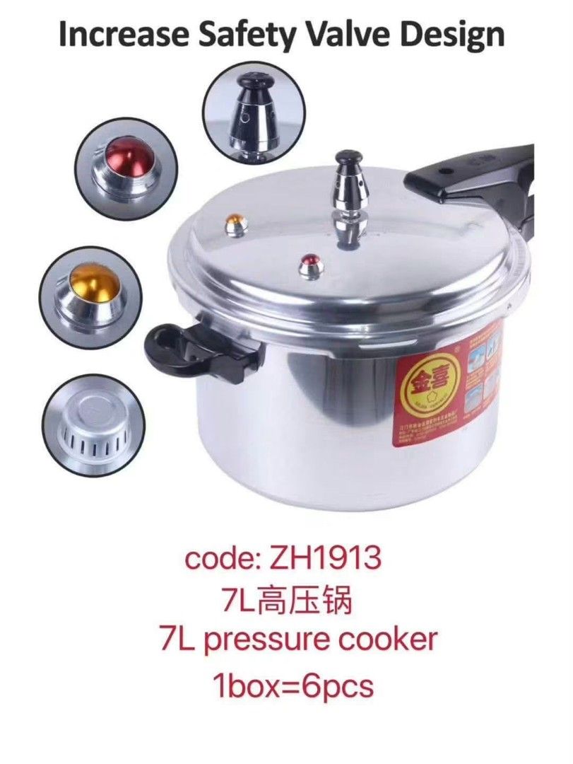 Pressure cooker (Category: Announcements) located in Manila. Submitted by je.assorted.item.26 (Listing ID 1462555601, Image 3). Description: ✅Fukdobou Pressure cooker ✅ ready for induction 🔸3L - 800 🔸4L - 900 🔸5L - 1200 🔸7L - 1300.