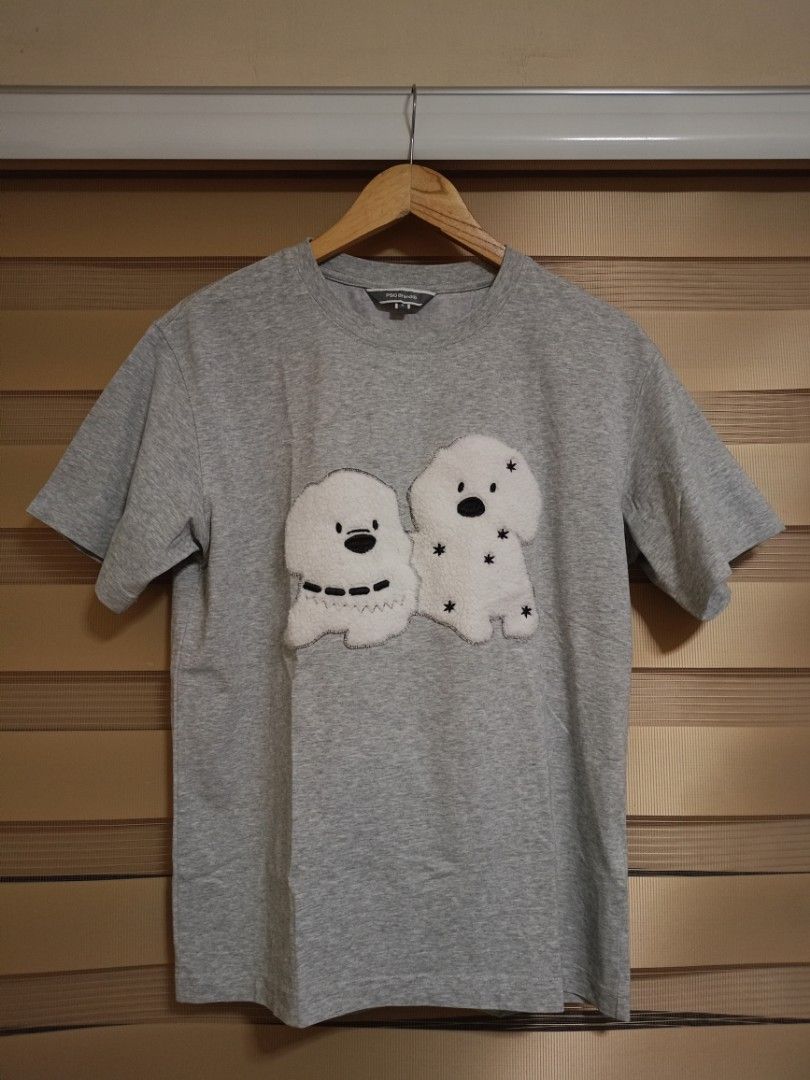 PSO Applique Fluffy Dog Shirt (Category: Tshirts & Polo Shirts ) located in Valenzuela. Submitted by One.Only.Nan (Listing ID 1462623786, Image 1). Description: S on tag Actual W20" L26" Excellent condition 9 color rate MOP GCASH MAYA AUB BPI VALENZUELA CITY LOC.