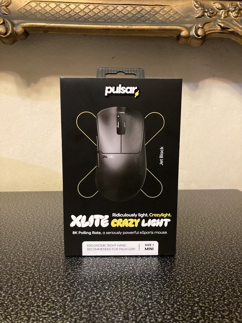 Pulsar Xlite Crazylight Mini Gaming Mouse (Category: Mouse & Mousepads) located in Quezon City. Submitted by stracciatella1 (Listing ID 1462653665, Image 1). Description: Pulsar Xlite Crazylight Mini Gaming Mouse - No aesthetic or performance issue - Complete unused accessories - With physical receipt - Used very seldom (mouse rotation) - Ignoring low ball Rfs: Funds for other mice Pick-up or shipping only Location: Saint Ignatius Village, Quezon