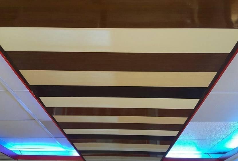 PVC Ceiling Eaves (Category: Lighting) located in Quezon City. Submitted by ultrapetronne (Listing ID 1462447471, Image 2). Description: Our PVC ceiling panels are made with 100% virgin exterior grade PVC. They come in three different types of finishes: NORMAL PRINT (GLOSSY), LAMINATED (MATTE), and HOT STAMP. SIZES 4” x 9.84ft 4” x 19.5ft 6.5” x 9.84ft 6.5” x 19.5ft.