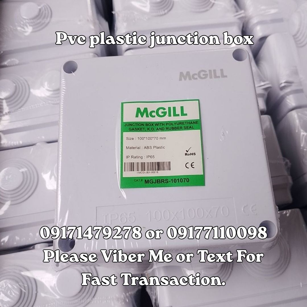 Pvc plastic junction box (Category: Home Improvement Tools & Accessories) located in Manila. Submitted by 09171479278_elsie. (Listing ID 1462443675, Image 1). Description: Pvc plastic junction box.