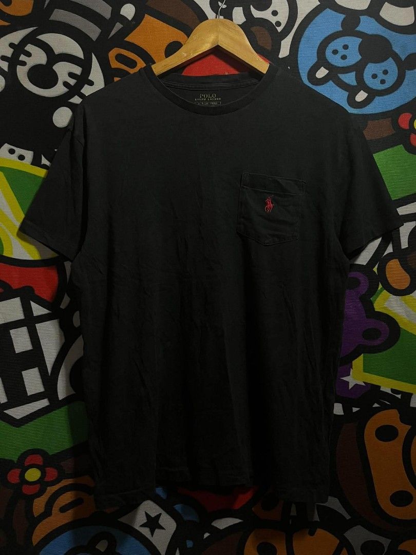 Ralph Lauren (Category: Tshirts & Polo Shirts ) located in Taguig. Submitted by bimbyanche19839 (Listing ID 1462607071, Image 2). Description: Ralph Lauren Size: Med-Large Width: 22 Length: 27 Color Rate: 9.5/10 Good Condition No flaws 🏷️350php plus ship 📍Taguig Location.