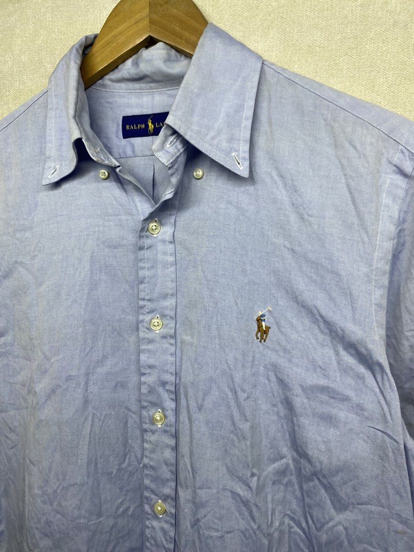 Ralph Lauren - Ralph Lauren Polo button down (Category: Tshirts & Polo Shirts ) located in Valenzuela. Submitted by rektasource.ph (Listing ID 1462597917, Image 3). Description: Ralph Lauren - Ralph Lauren Polo button down No issue Size 15 on tag can fit to medium adult Length: 29.5 Armpit to armpit: 21 Last picture frame 5’7 height 70kg.