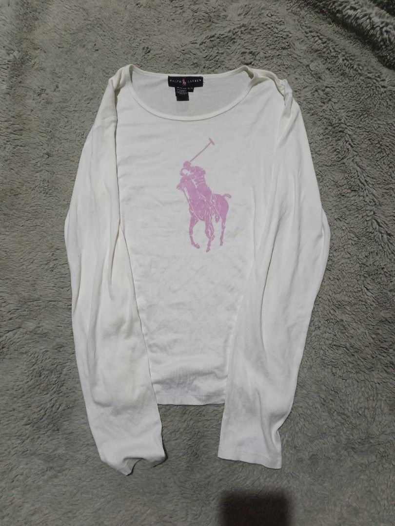 Ralph Lauren Big Logo Longsleeve (Category: Longsleeves) located in Manila. Submitted by vyre.archive (Listing ID 1462634061, Image 2). Description: need wash 21/26.