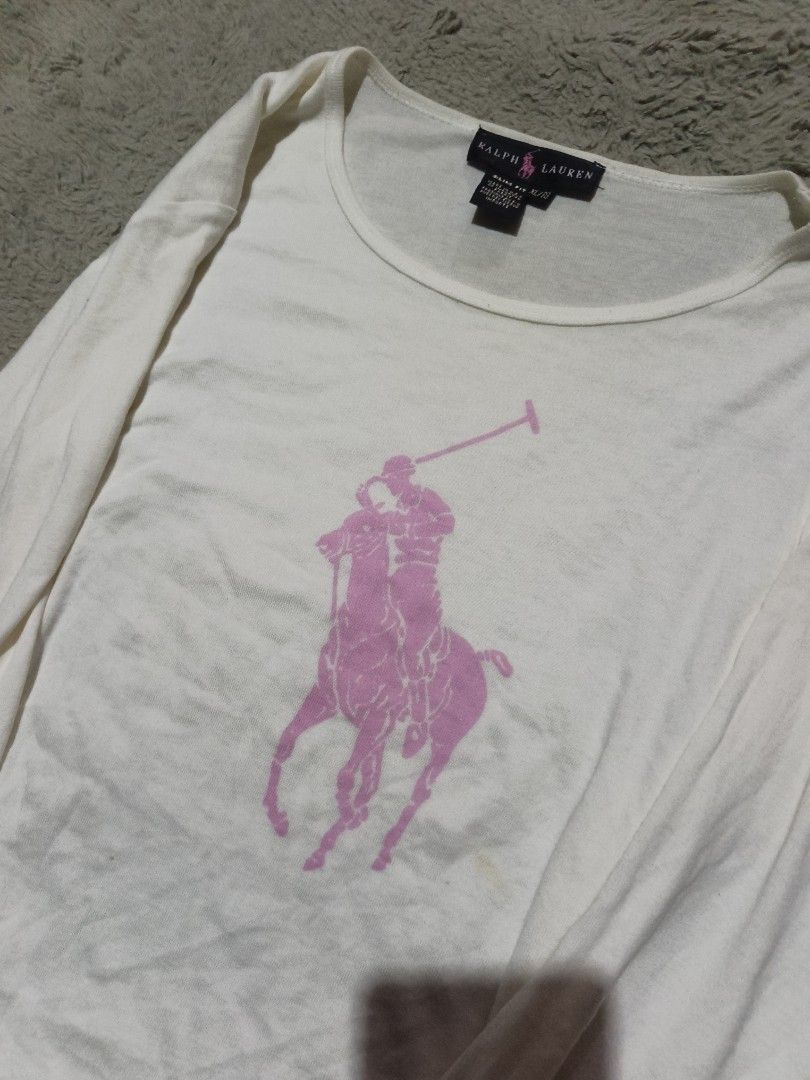 Ralph Lauren Big Logo Longsleeve (Category: Longsleeves) located in Manila. Submitted by vyre.archive (Listing ID 1462634061, Image 3). Description: need wash 21/26.