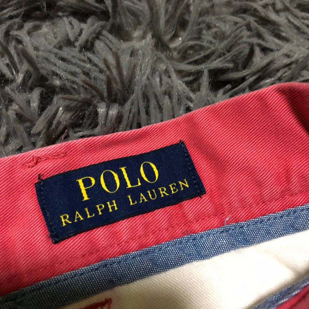 Ralph Lauren Chino Short (Category: Shorts) located in Camiling. Submitted by thriftscape2024 (Listing ID 1462570795, Image 3). Description: Excellent Condition Color rate: 9/10 Issue: ❌❌❌ W: 38 L: 21 Thigh: 15 Leg Opening: 12.