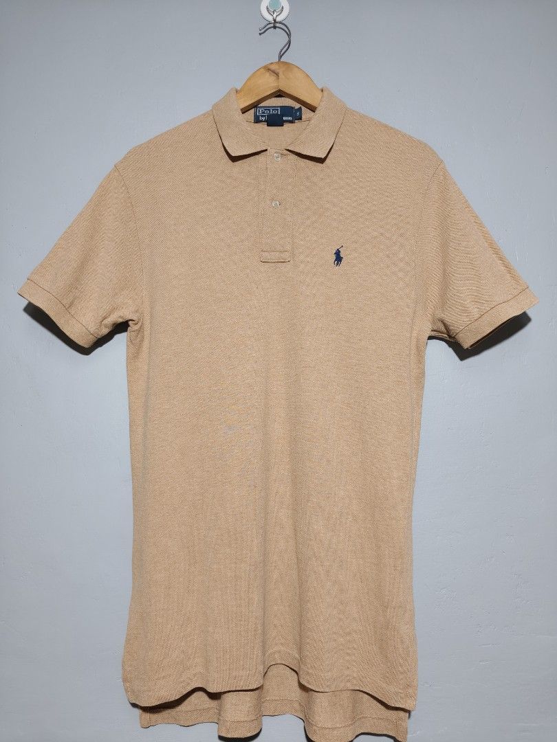 RALPH LAUREN POLO SHIRT (Category: Tshirts & Polo Shirts ) located in Tacloban City. Submitted by tactripp (Listing ID 1462458702, Image 1). Description: Auth/Orig "Sand Brown" actual color Size M on tag W - 19 L - 30/31Back Excellent No issue.