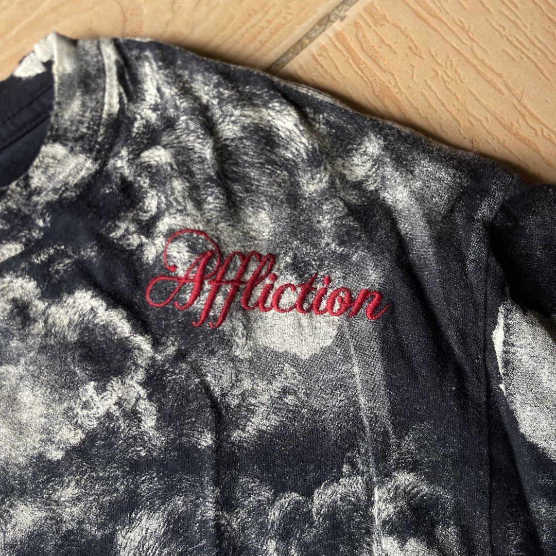 RARE GRAIL AFFLICTION (Category: Tshirts & Polo Shirts ) located in Iriga City. Submitted by nostalgic.ragstoriches (Listing ID 1462472662, Image 3). Description: 22x28 DIMENSIONS LARGE ON TAG.