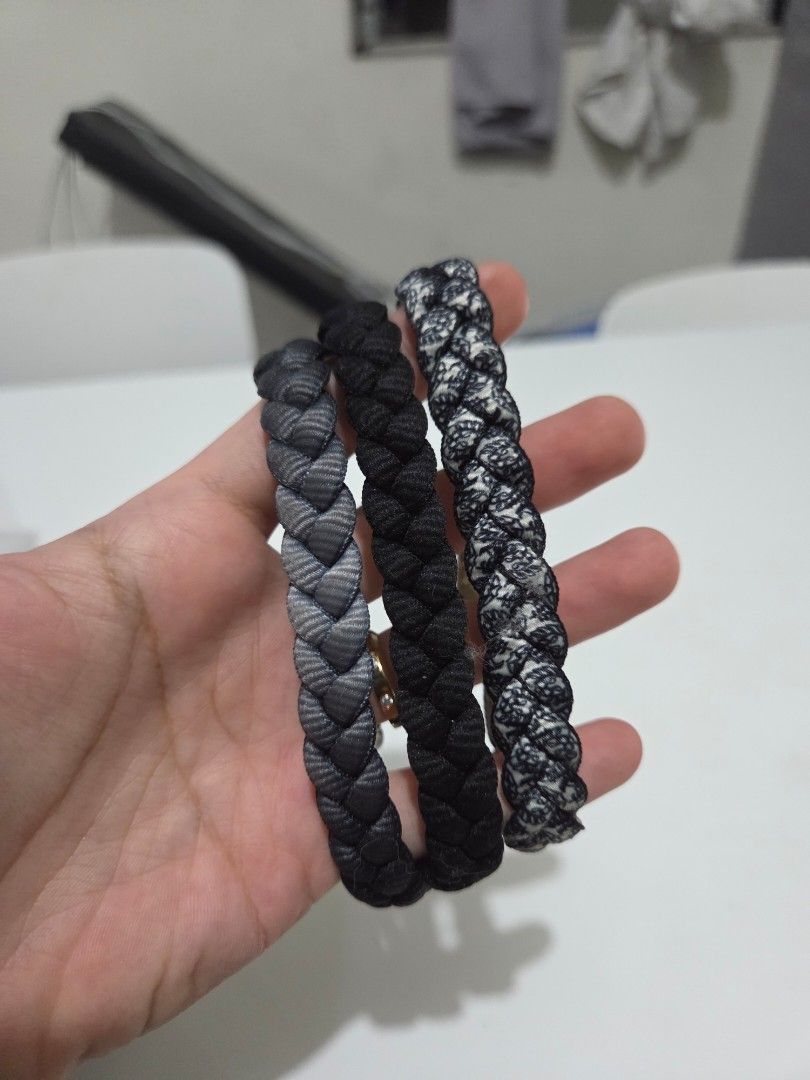 Rastaclat Bracelet - Black, White and Gray (Category: Bracelets) located in Quezon City. Submitted by keywayelih (Listing ID 1462629613, Image 1). Description: SELLING P200.00 Rastaclat Bracelet - Black, White and Gray -3 pcs. sold as set Used RFS: Decluttering MOP: GCash, Maya, Bank Transfer, Cash MOD: Grab, Lalamove, Borzo, Pick-Up Location: West Avenue, Quezon City.