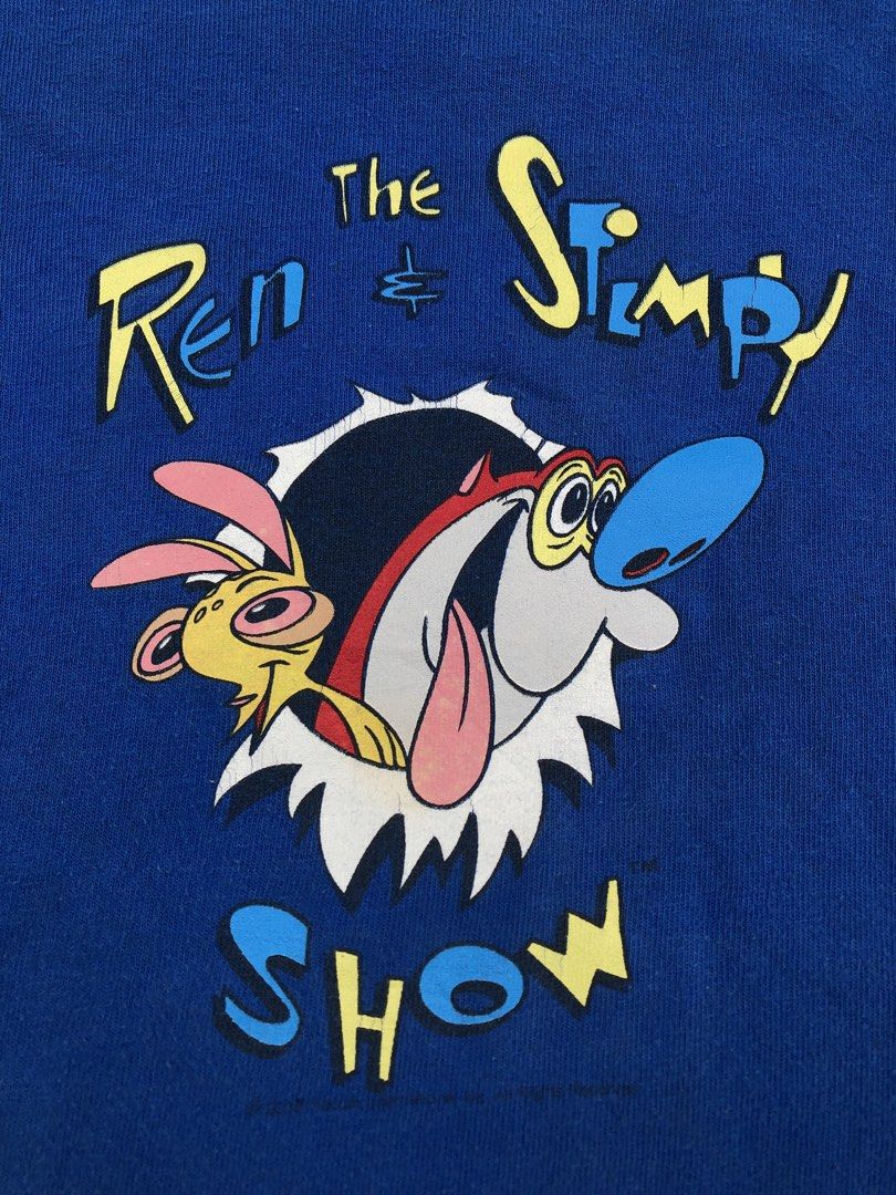RE & STIMPY (Category: Formal Shirts) located in Manila. Submitted by thrift_neo (Listing ID 1462612248, Image 3). Description: The Ren & Stimpy 00s FOTL TAG size L on tag Dimes 22x27.5 execellent condition issue: hairlies crack.