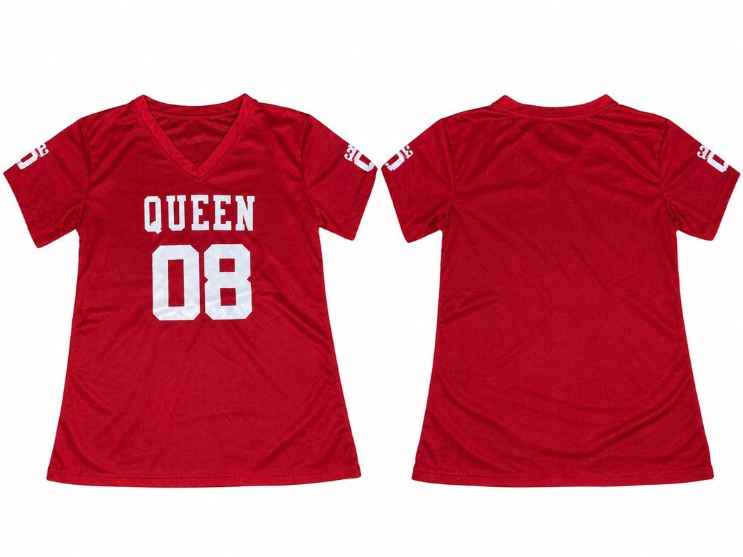 Red Queen Oversized V neck Jersey Tshirt (Category: Activewear) located in Arayat. Submitted by atlantamillionairesclub (Listing ID 1462562689, Image 1). Description: .