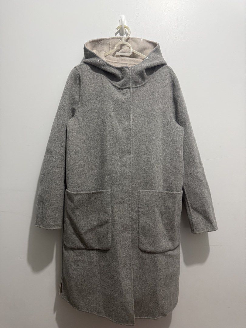 Reversible Wool Coat 100% Wool Women Small (Category: Coats, Jackets and Outerwear) located in Balanga. Submitted by winterlab_ph (Listing ID 1462577192, Image 2). Description: W 19 L38 .