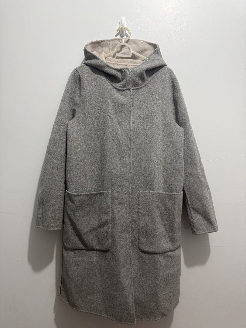 Reversible Wool Coat 100% Wool Women Small (Category: Coats, Jackets and Outerwear) located in Balanga. Submitted by winterlab_ph (Listing ID 1462577192, Image 3). Description: W 19 L38 .