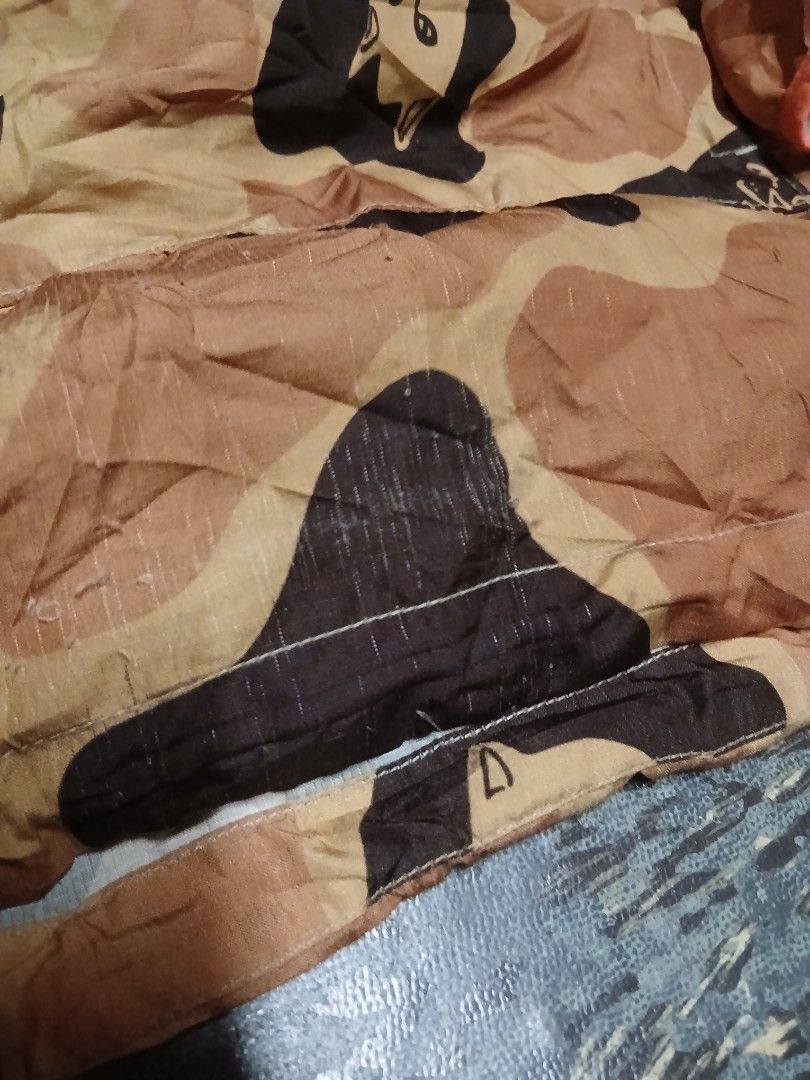 Ripndip Windbreaker Camo Jacket That Turns Into A Bag (Category: Coats, Jackets and Outerwear) located in Manila. Submitted by sendecluttersandsells (Listing ID 1462672816, Image 3). Description: Size: S Dimes: 22x26 Issue: Scratches Loc: Caloocan Ship: J&T Meetup: Monumento, SM Grand, Cloverleaf Mall (SM North, Trinoma Friday or Sunday).