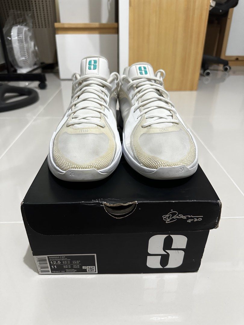 Sabrina 2 ‘White Noise’ (Category: Sneakers) located in Manila. Submitted by lamelosoles_ (Listing ID 1462638977, Image 2). Description: Sabrina 2 ‘White Noise’ Size 11 With Box Used w Minor Issue 2250 @lamelosoles_ is not affiliated with or endorsed by any brands mentioned, all product and company names are trademarks of their respective owners..