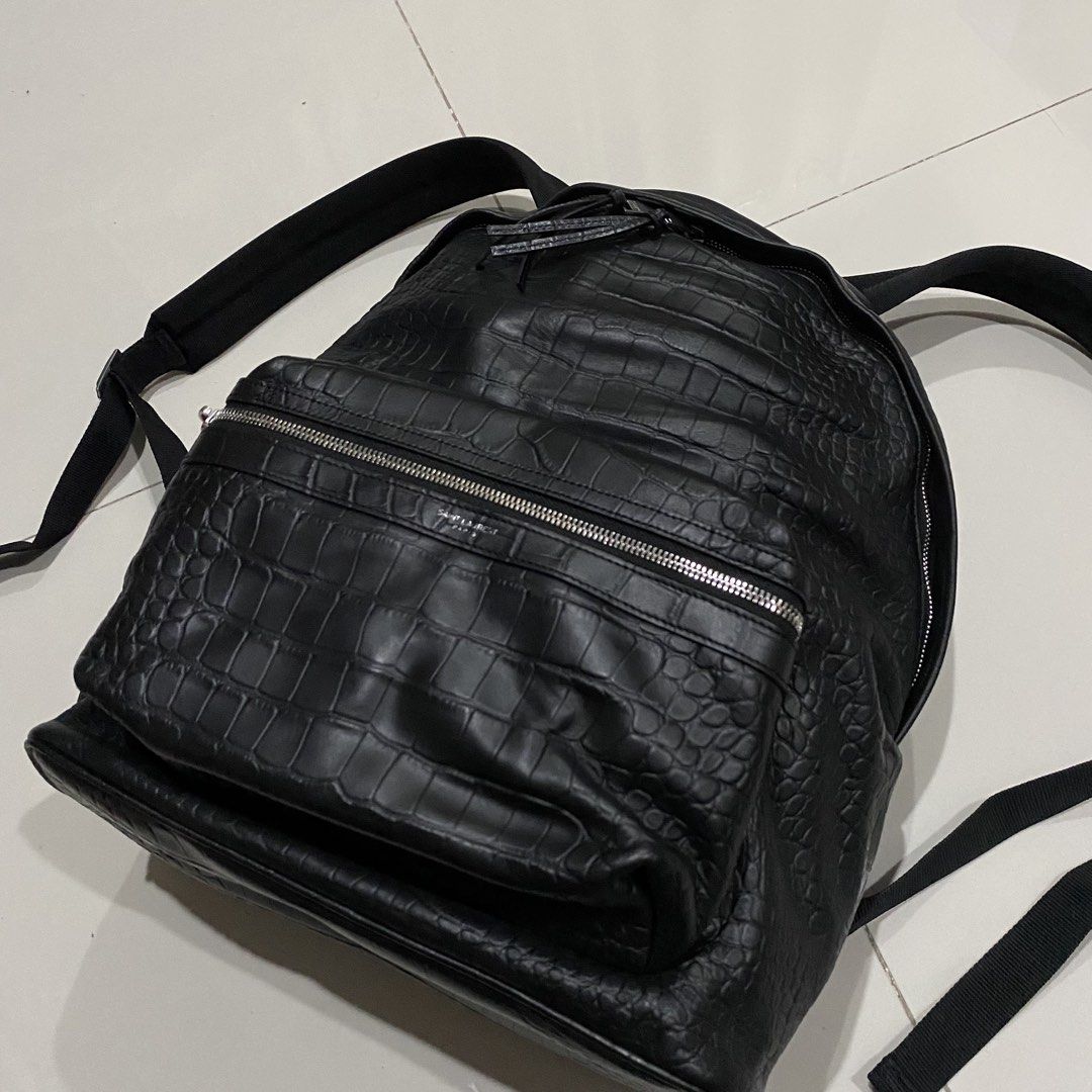 Saint Laurent Crocodile Embossed Leather City Backpack (Category: Backpacks) located in Antipolo. Submitted by JPtrendshop (Listing ID 1462615738, Image 3). Description: .