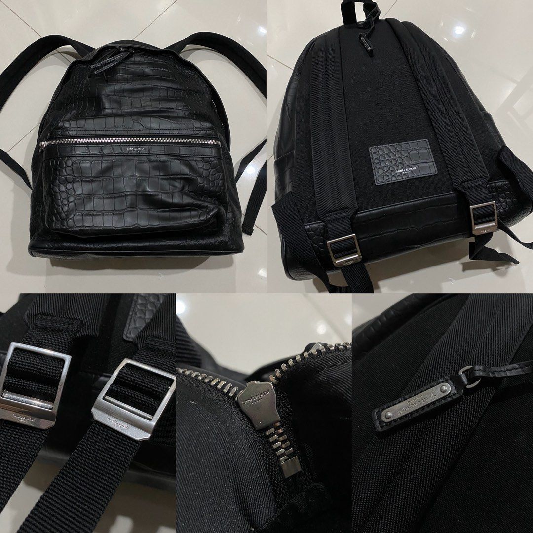 Saint Laurent Crocodile Embossed Leather City Backpack (Category: Backpacks) located in Antipolo. Submitted by JPtrendshop (Listing ID 1462615738, Image 1). Description: .
