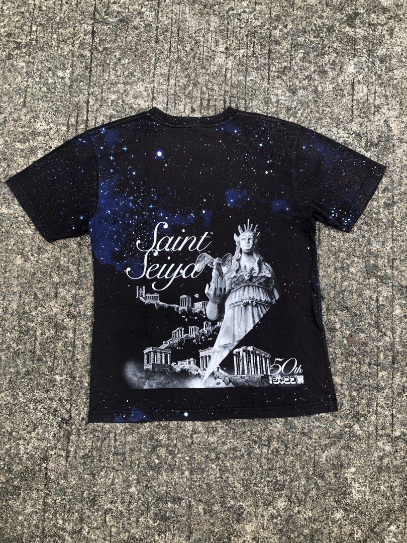 saint seiya (Category: Formal Shirts) located in Manila. Submitted by thrift_neo (Listing ID 1462610983, Image 3). Description: Saint Seiya hard tag size Xl on tag dimes 21x27.5 excellent conditin flawless.