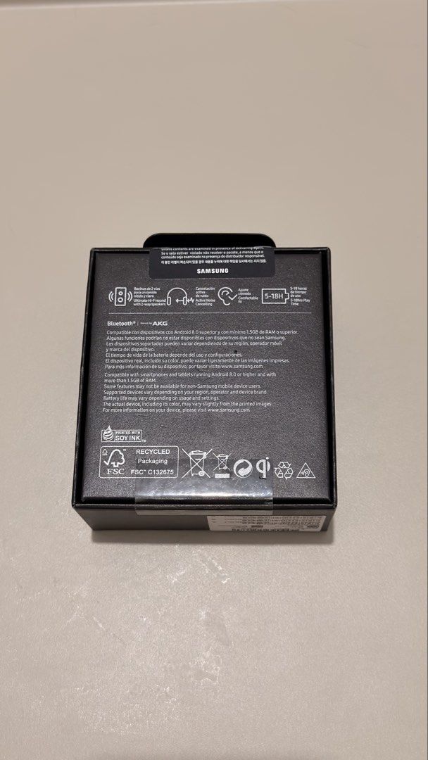 Samsung Galaxy Buds2 Pro (Category: Headphones & Headsets) located in Manila. Submitted by alianneug41369 (Listing ID 1462524526, Image 3). Description: Brand New, Original, Sealed Free if proven fake Samsung Galaxy Buds2 Pro Won from office raffle RFS: iPhone user. Don’t need this. Location: Dasmariñas Cavite.