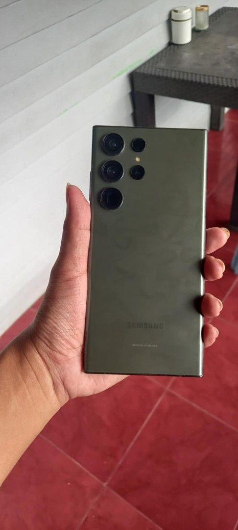 Samsung s23 Ultra 256gb (Category: Samsung) located in Manila. Submitted by bellaaldam57832 (Listing ID 1462558169, Image 1). Description: RUSH SAGAD NA PO Samsung Galaxy S23 Ultra 5G — 256GB | Green ✅ 12GB RAM / 256GB ROM ✅ 200MP Camera ✅ Snapdragon 8 Gen 2 for Galaxy ✅ 6.8" QHD+ 120Hz AMOLED ✅ Built-in S Pen ✅ 5,000mAh Battery ✅ 3× & 10× Optical Zoom / up to 100× Space Zoom ✅ No repair history ✅ No dents ✅ Everything working perfectly with scre