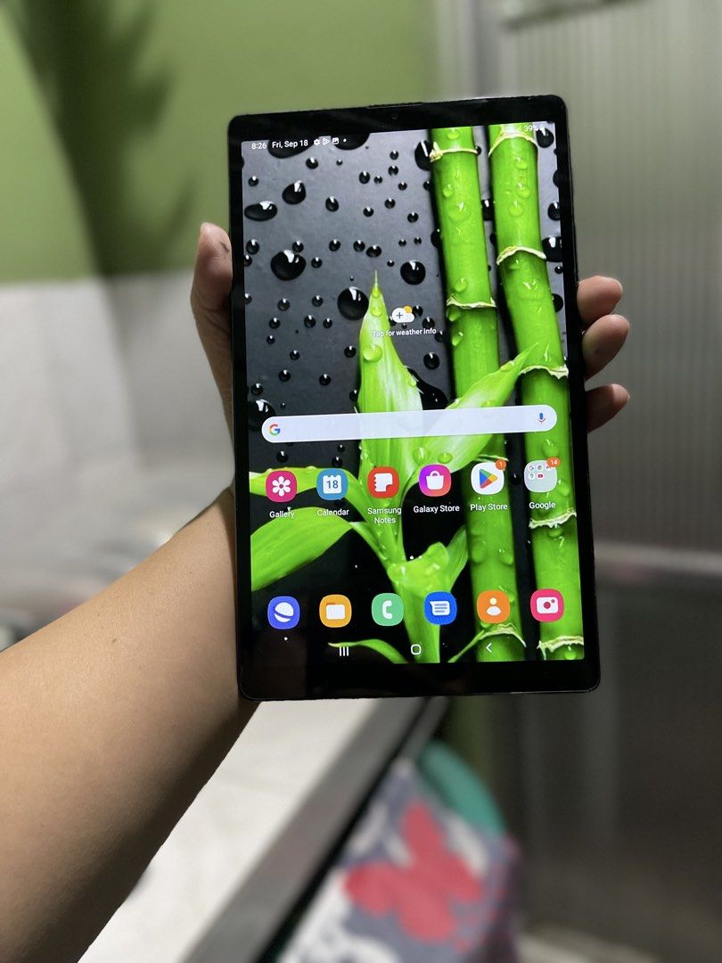 Samsung tab A7 Lite (Category: Android) located in Manila. Submitted by gadget_hub_199 (Listing ID 1462666478, Image 1). Description: 🍀SAMSUNG GALAXY TAB A7 Lite🍀 ✅ORIGINAL 🌸gaming Tab / Online Class/ Movie Marathon/ Business- POS/ 🌸 👉👉P3,000👈👈 Update upto ANDROID 14 ✅✅✅✅✅⭐️⭐️⭐️⭐️⭐️⭐️ 8.7 inches ! with sim/ Sd Card Slot Octa Core 🫶3/32 Gb 🫶facerecognition 🫶Type C charger 🫶5100mAh battery 🫶Wifi / data 🫶Text /Call Can download Heavy A