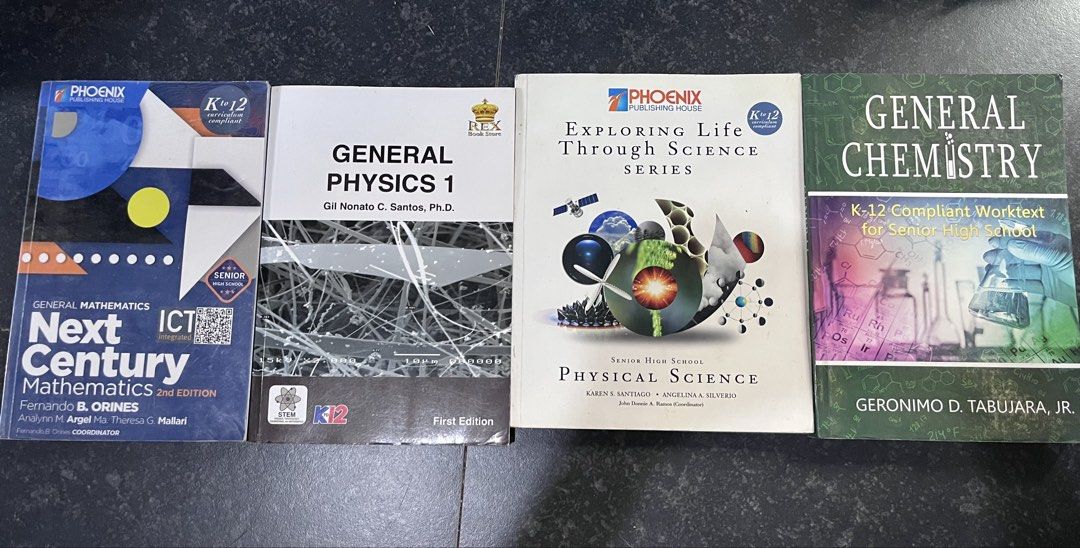 Science and Math Textbooks (Category: Textbooks) located in Pasig City. Submitted by xmoshimanjuu (Listing ID 1462476399, Image 2). Description: ₱70 each! except for AG textbook ₱100 with minimal highlights to none.