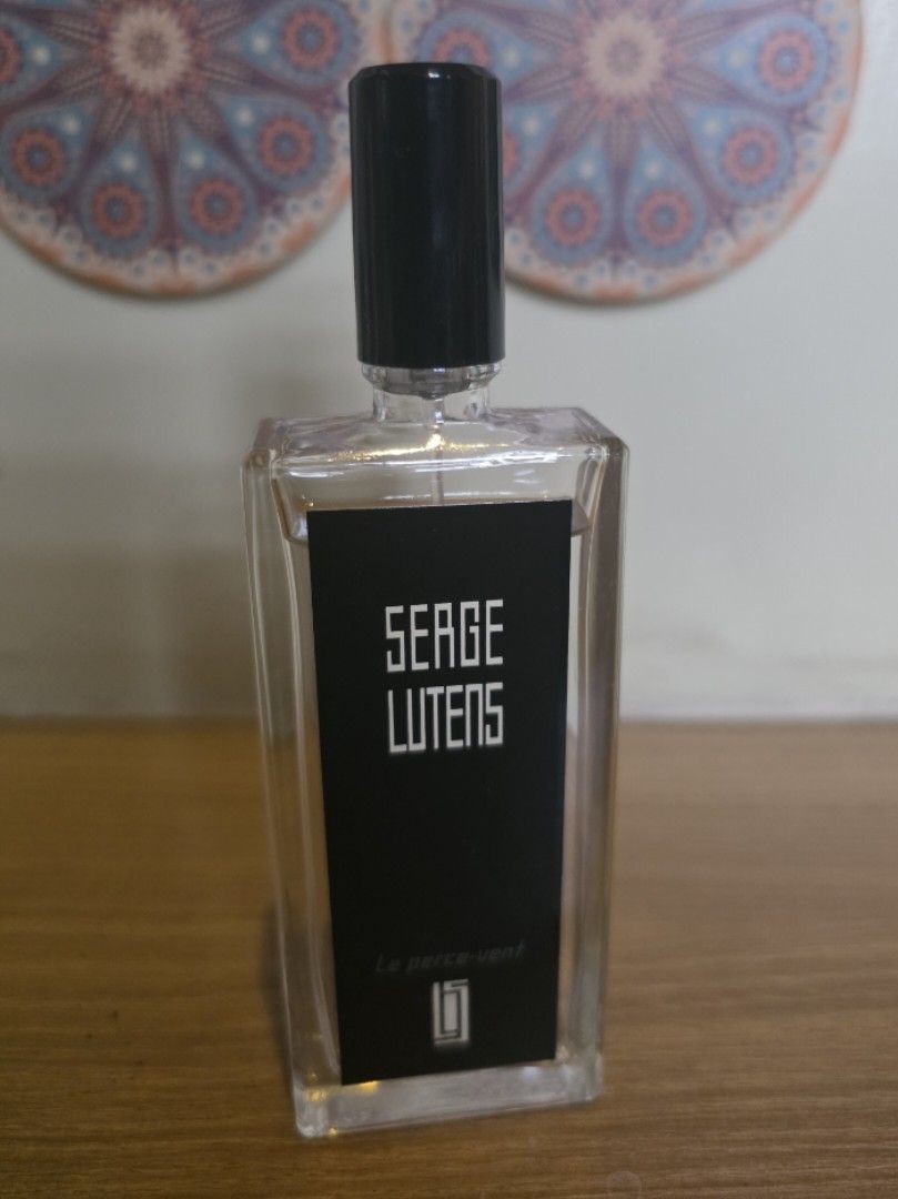 Serge Lutens Le Perce-vent Eau de Parfum (Category: Fragrance & Deodorants) located in Paranaque City. Submitted by tntacailau (Listing ID 1462520361, Image 1). Description: SURE BUYERS ONLY PLEASE READ POSTS Serge Lutens LE PERCE-VENT EDP 50ml Tester BOTTLE ONLY, see JL bought from @Sneakfumes IG rfs: decluttering, scent is not for me onhand, PAYO PAYMENT FIRST BEFORE SHIP OUT Gcash/MariBank SF shouldered by buyer.