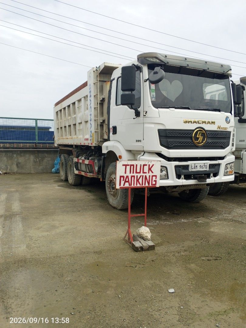Shacman Dumptruck (Category: Heavy Vehicles) located in Antipolo. Submitted by april_09 (Listing ID 1462454136, Image 1). Description: Shacman 2023 24k Odo meter Malamig aircon location:Cebu city tawag sa more details 09679866361.