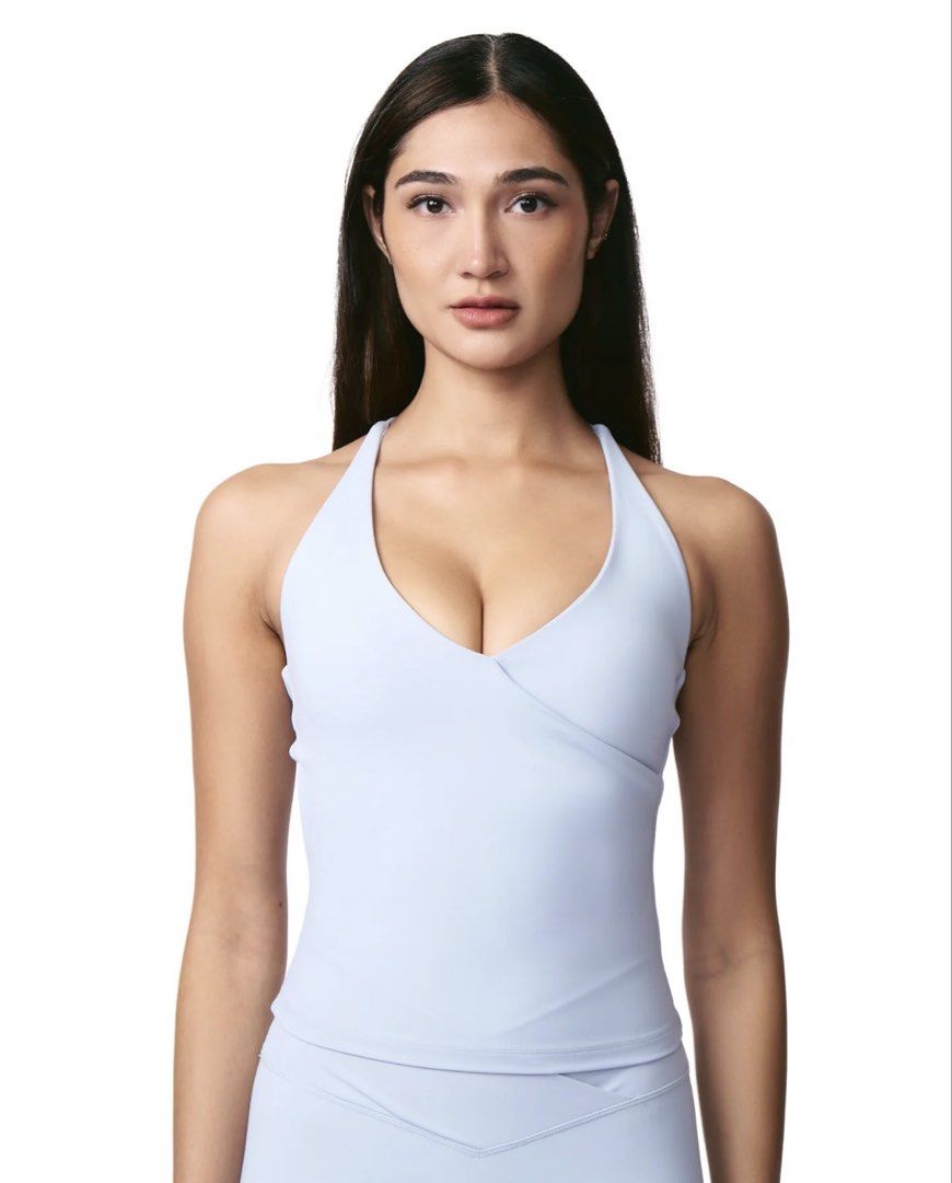Shape Active Tone Cross Tank Top (Dusty blue) (Category: Activewear) located in Paranaque City. Submitted by lovelyzshoppp (Listing ID 1462568863, Image 1). Description: - size xs! - rfs: want another style - in good condition - MOP: PayMaya - MOD: ggx, j&t, or same day delivery (METRO MANILA).