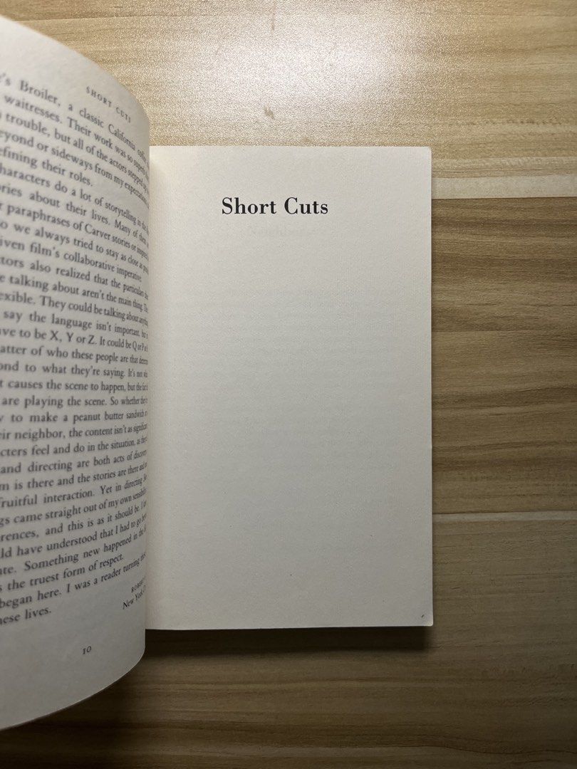 Short Cuts by Raymond Carver (Category: Storybooks) located in Quezon City. Submitted by ekrudieter (Listing ID 1462481408, Image 3). Description: - Selected stories by Raymond Carver - Introduction by Robert Altman - Basis for the major motion picture directed by Robert Altman - Contains nine short stories and one poem - A collection of American fiction.