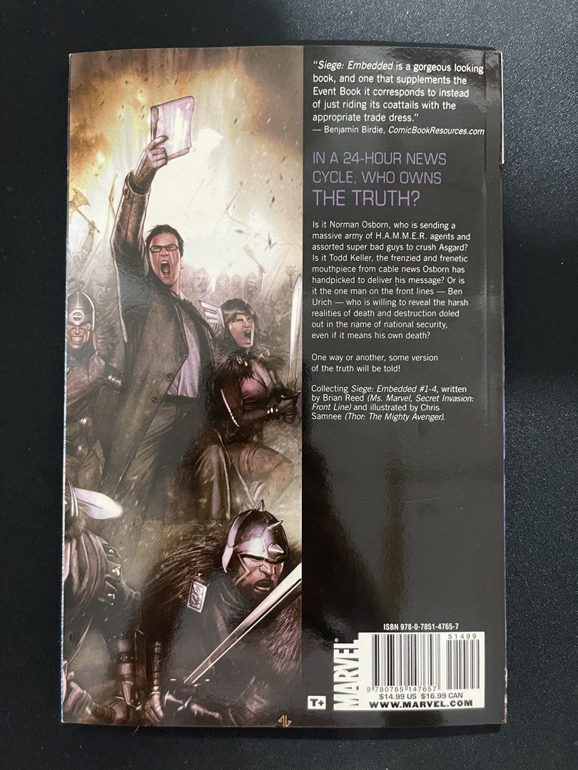 Siege Avengers Comic (Category: Comics & Manga) located in Paranaque City. Submitted by _bellethings (Listing ID 1462624556, Image 2). Description: In good condition Authentic MOP: GCash, Maya, Maribank MOD: Lalamove, J&T Parañaque.