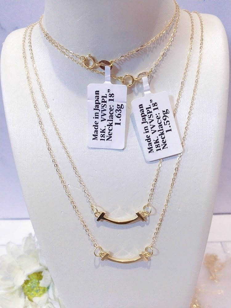 smiley necklace 18k gold (Category: Necklaces) located in Manila. Submitted by primejewelry (Listing ID 1462446711, Image 3). Description: .