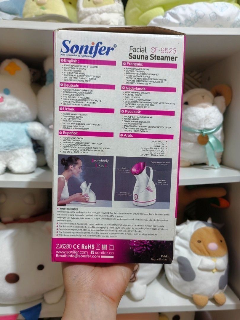 Sonifer Facial Sauna Steamer (Category: Face Care) located in San Jose del Monte. Submitted by chimkenugets (Listing ID 1462592118, Image 2). Description: .