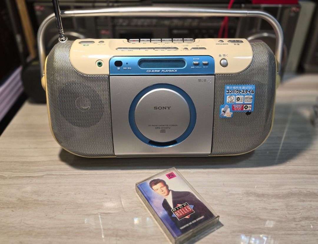 Sony CD Radio Cassette Boombox CFD-E100 (Category: Portable Music Players) located in Manila. Submitted by bryanpotpot18 (Listing ID 1462611029, Image 1). Description: Sony CFD-E100TV Am/Fm/TV working Tape working Cd not working 3500 neg.