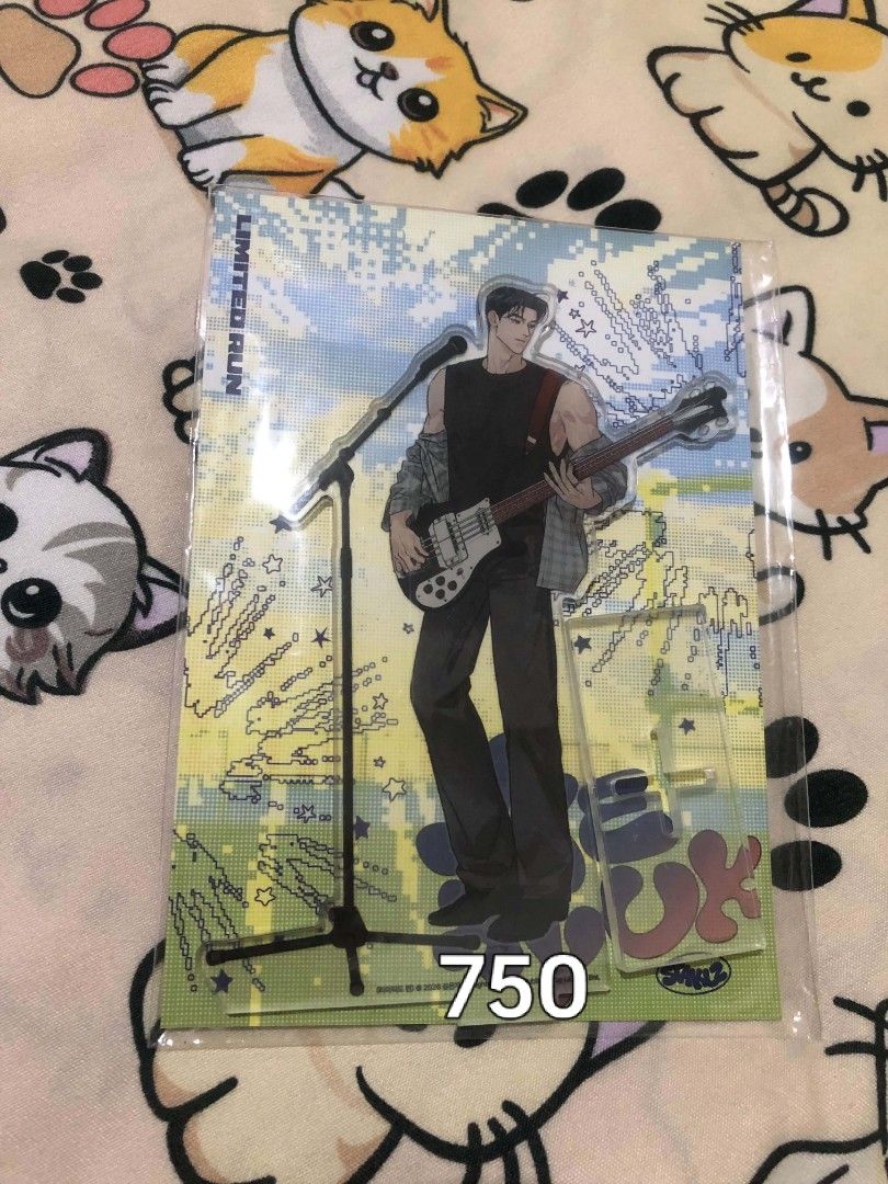 Spaklz Limited Run Mr. Kwon acrylic stand (Category: Designer & Blind Box Toys) located in San Mateo. Submitted by majo.dm (Listing ID 1462440015, Image 1). Description: - unsealed - still has protective film - PAYO - - rfs: for my cat's vet and med funds.