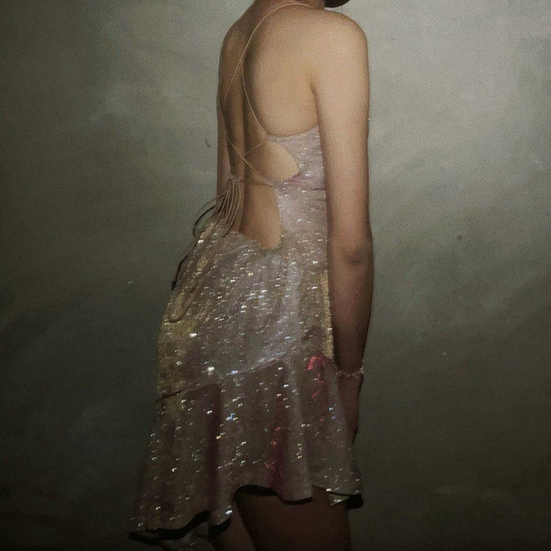 Sparkly Backless Dress (Category: Evening dresses & gowns) located in Legazpi City. Submitted by aleiahxophia (Listing ID 1462636632, Image 2). Description: xs to small .
