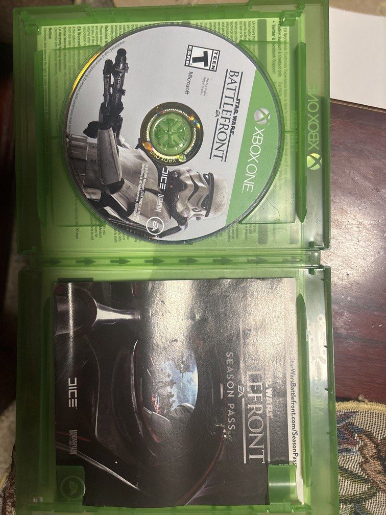 Star Wars Battlefront Xbox One Original Disc (Category: Xbox) located in Binan City. Submitted by ceddiimp (Listing ID 1462497650, Image 3). Description: Star Wars Battlefront for Xbox One 🎮⭐ 💿 Original physical disc 📦 Original case ✅ Pre-owned / working condition 🎮 Xbox One compatible Price: ₱400 negotiable 📍 Meet-up / shipping available 📸 Actual item shown in photos 💬 PM if interested.