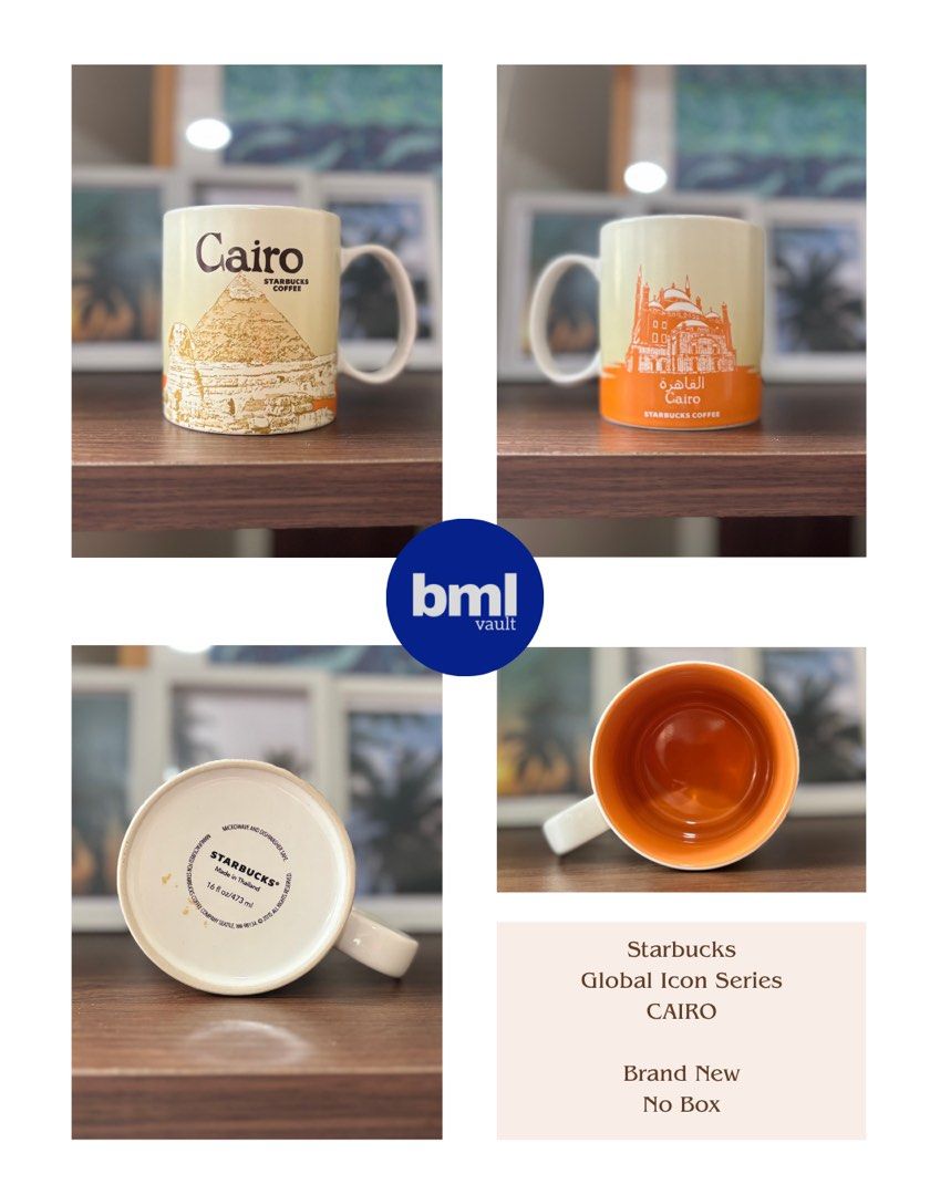 Starbucks Global Icon - Egypt, Cairo, Jordan (Category: Coffee & Tea Tableware) located in Cebu City. Submitted by mariayg (Listing ID 1462463284, Image 3). Description: BRAND NEW COLLECTOR’S Item Starbucks Global Icon Egypt - 3,500 Cairo - 3,500 Jordan - 3,500 No Box + SF.