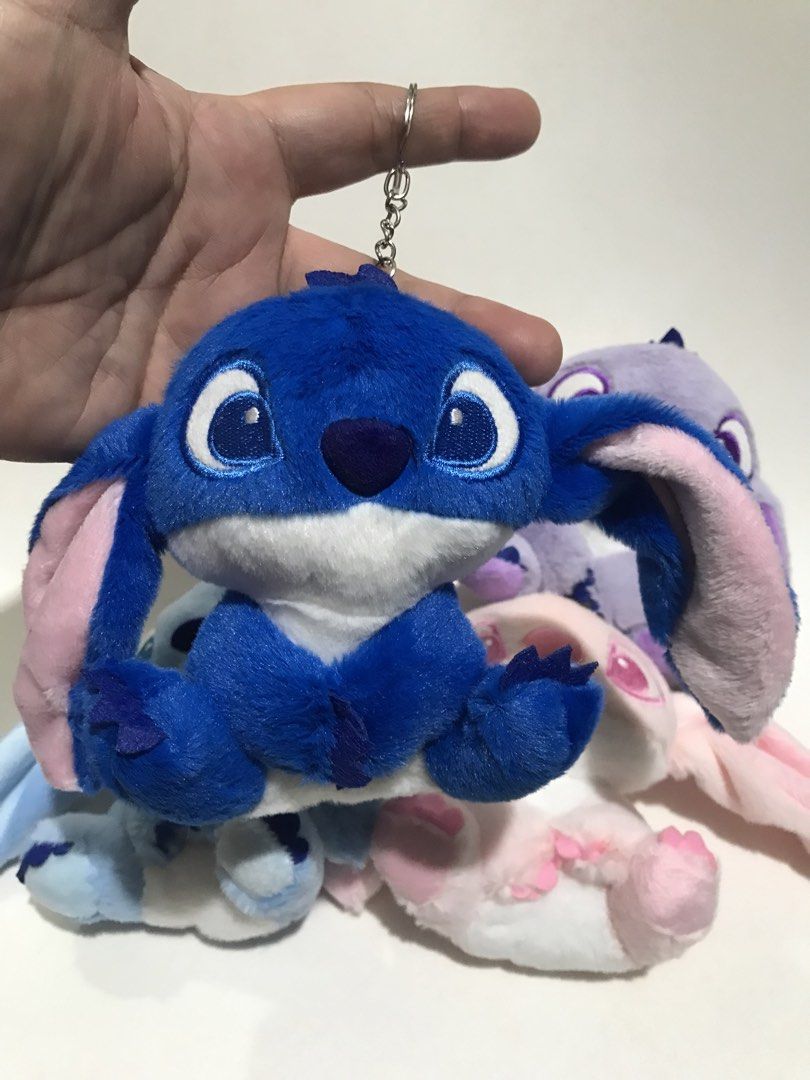 Sticth Plush charm (Category: Plushies & Soft Toys) located in Cainta. Submitted by janilen (Listing ID 1462523550, Image 2). Description: Available Pink 150 Purple 120 Blue 120 Light blue 150 Take all 500.