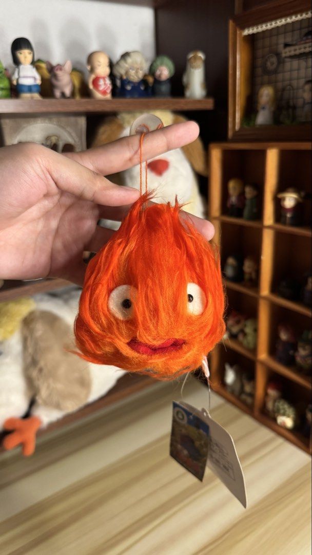 STUDIO GHIBLI - CALCIFER HANGING PLUSH (Category: Plushies & Soft Toys) located in Tarlac. Submitted by chihiroshane (Listing ID 1462644213, Image 1). Description: calcifer hanging plush (4 pcs available) ₱800 each (open for 1 week to pay).